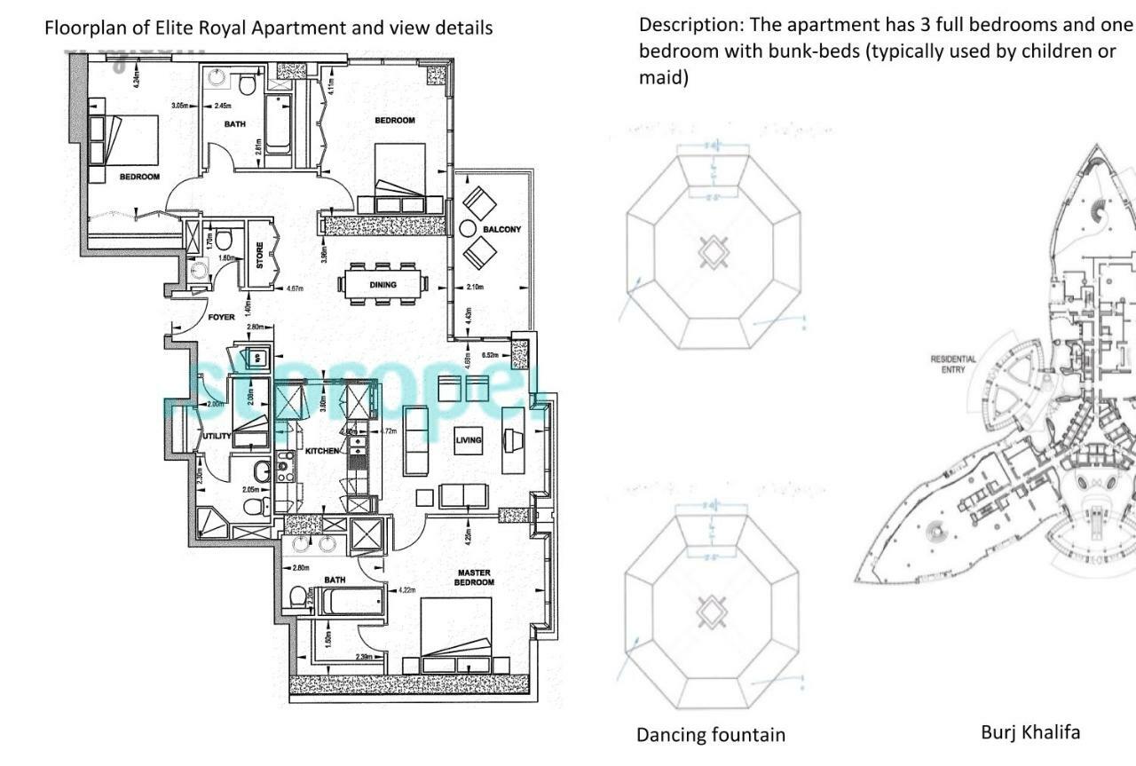 Elite Royal Apartment - Burj Residences T5 | Diamond Dubai Exterior photo